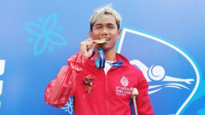 Lagi, Perenang Jendi Pangabean Kumpulkan Medali Emas Keempat di APG