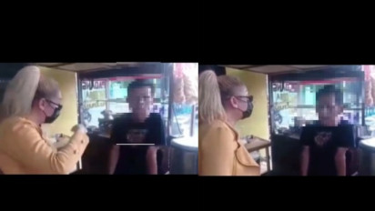 Viral Video Emak-emak Interogasi Pedagang Nasi Padang Pelaku Kekerasan Seksual