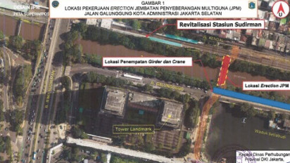 Ini Rekayasa Lalu Lintas di Dukuh Atas Imbas Pengangkatan Jembatan Penyeberangan Multiguna