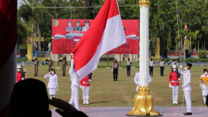 Sambut HUT RI ke-77, Laskar Merah Putih Imbau Masyarakat Kibarkan Bendera Merah Putih