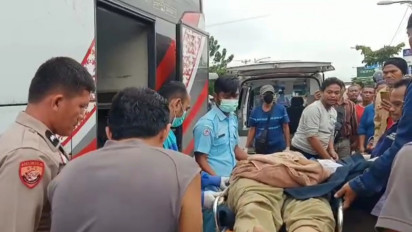 Seorang Penumpang Bus PT. MPM Tewas di Perjalanan saat Pulang Kampung ke Sumbar
