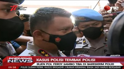 Irjen Ferdy Sambo Selesai Diperiksa di Bareskrim Polri