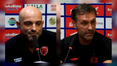 Big Match Liga 1, PSM Makassar vs Persija Jakarta, Kedua Pelatih Saling Puji Kekuatan Lawan