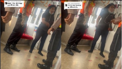 Viral Video Emak-emak Ngamuk di KRL Tak Mau Turun, Terlibat Adu mulut Usai Ditegur Satpam