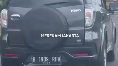 Viral Mobil Berpelat RFH Dikejar Polisi, Dua Anggota PJR Jadi Korban