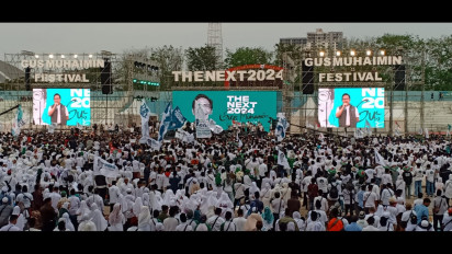 Ribuan Orang Hadiri Gus Muhaimin Festival The Next 2024 di Gor Delta Sidoarjo