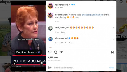 Bikin Kuping Panas Warga +62, Senator Australia Sebut Bali Banyak Kotoran Sapi. Sandiaga Uno Meradang Sebut Ini...