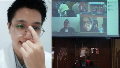 Masih Ingat Ahnaf Arrafif Si Pria Jadi-Jadian? Kini ´Tobat´ Balik Pakai Hijab Tutupi Rambut Cepak, Sesenggukan Minta Diberikan Keringanan Hukum