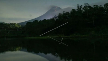 Gunung Merapi Alami 129 Kali Gempa Guguran Sepanjang Kemaren
