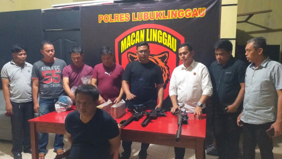 Polres Lubuk Linggau Kembali Amankan Tiga Pucuk Senjata Api Organik dan Seribu Lebih Amunisi Beserta Pemiliknya