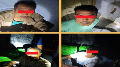 Usai Pesta Narkoba, 4 Lelaki Asal Padang Sidempuan Dibekuk Timsus