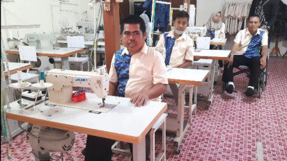 Pertamina Dirikan Sanggar Pelatihan Jahit bagi Difabel