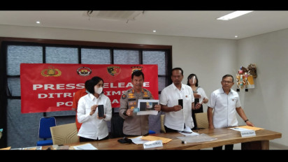 Pasutri Pembuat Puluhan Video Konten Porno, Ditangkap Ditreskrimsus Polda Bali