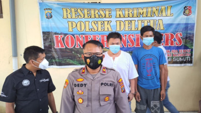 Sakit Hati Lantaran Difitnah di Media Sosial, Pelaku Pembakaran Mobil Diringkus Unit Reskrim Polsek Delitua