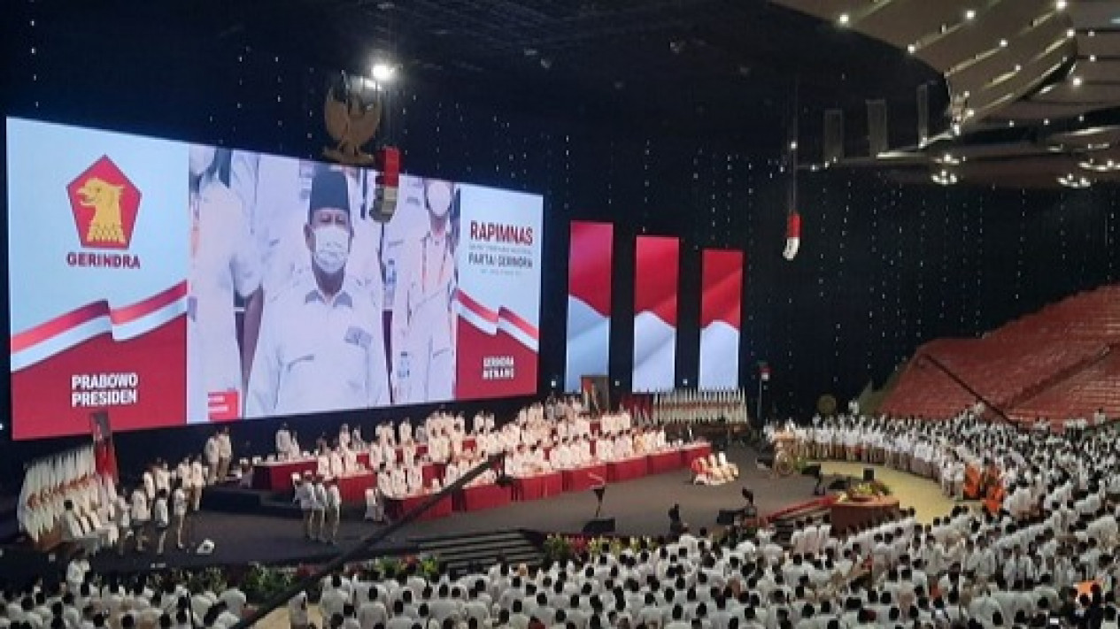 Angkat Tema Kegembiraan dan Keriangan, Rapimnas Partai Gerindra Usung Prabowo Jadi Capres 2024
            - galeri foto