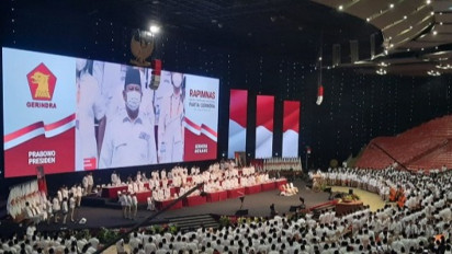 Angkat Tema Kegembiraan dan Keriangan, Rapimnas Partai Gerindra Usung Prabowo Jadi Capres 2024
