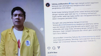 Andika Kangen Band Daftar Kuliah, Ini Alasan Babang Tamvan Melanjutkan Studi