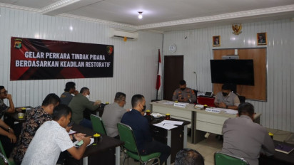 Restorative Justice, Polres Pringsewu Lampung Hentikan Penyelidikan Kasus Perbuatan Tidak Menyenangkan