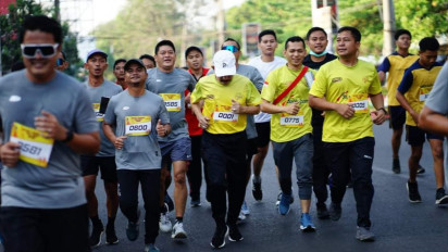 Gairahkan Wisata Olahraga, Ribuan Peserta Ikuti Sport Tourism Pati Run 2022