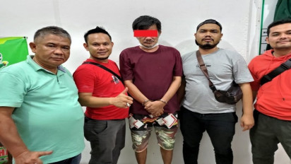 Sempat Jadi Buronan, Tersangka Korupsi Dana Bos Rp1,2 Miliar Diciduk Tim Tabur Kejari Simalungun di Cafe