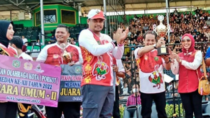 Kecamatan Medan Denai Raih Juara Umum Kedelapan Kalinya di Porkot Medan XII/2022, Bobby Nasution Katakan Ini