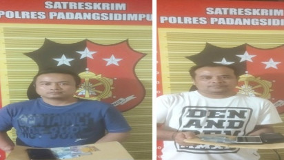 Lagi Asyik Bermain Judi Online, Polres Padang Sidempuan Amankan 2 Orang