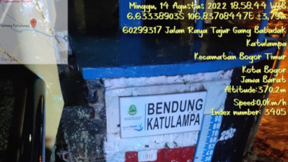 BPBD DKI Keluarkan Peringatan Dini Banjir di Sekitar Bantaran Sungai Ciliwung