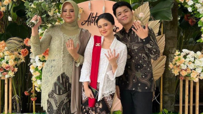 Pakai Kebaya di Hari Istimewa Sang Kakak, Tissa Biani Bak Istri Pejabat