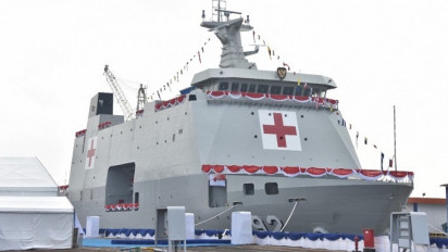 TNI AL Luncurkan Kapal Rumah Sakit dr. Radjiman Wedyodiningrat, Dilengkapi Ruang Isolasi Covid-19