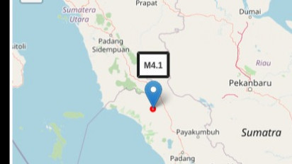 Gempa Terkini Magnitudo 4,1 Guncang Pasaman Barat, Sempat Bikin Panik Warga