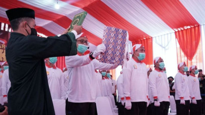 40 Napiter di Lapas Gunungsindur Bogor Nyatakan Ikrar Setia Kepada NKRI