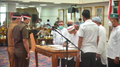 51 Anggota Khilafatul Muslimin di Lampung Nyatakan Ikrar Setia Kepada NKRI
