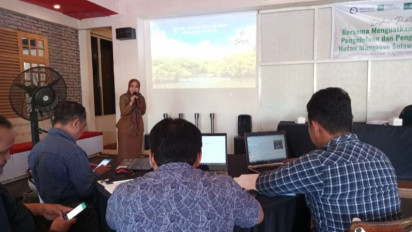 22.550,9 Ha Atau Sekitar 49,6 Persen Potensi Mangrove di Sulsel Rusak