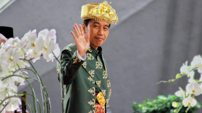 Presiden Jokowi Pakai Baju Adat Bangka Belitung di Sidang Tahunan MPR RI