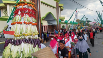Tradisi Kirab Budaya sambut HUT ke-77  RI Jadi Upaya Geliatkan Desa Wisata di Kudus