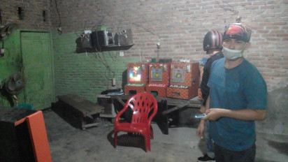 Menindaklanjuti Laporan Masyarakat, Petugas Gabungan Mengamankan 15 Mesin Judi Jackpot dan Judi Ketangkasan Dindong