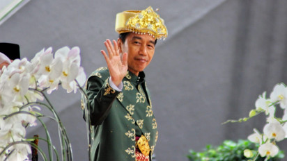 Jokowi Kenakan Baju Adat Bangka Belitung Berwarna Hijau, Ini Maknanya