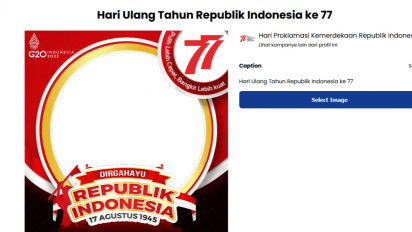 40 Link Download Twibbon untuk Meriahkan HUT ke-77 RI, 17 Agustus 2022, Bisa Dijadikan Status di Media Sosial Kamu