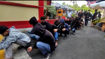 Polisi Tangkap 16 ABG Terkait Aksi Gangster di Purwokerto