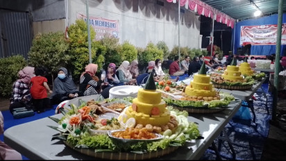 Meriah, Malam Tirakatan dan Tumpengan HUT Kemerdekaan di Kampung-Kampung Kota Semarang