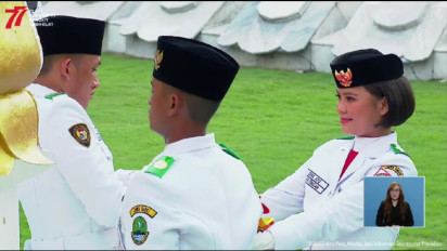 Profil I Dewa Ayu, Pembawa Baki Bendera Merah Putih di Istana Negara dalam HUT ke-77 RI