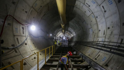 MRT Jakarta Fase 2A Memasuki Pengerjaan di Pintu Masuk Monas