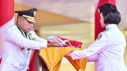 Jadi Inspektur Upacara HUT ke-77 RI, Edy Rahmayadi Sebut Momentum Evaluasi Bangsa