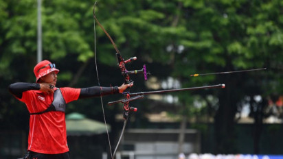 Atlet Panah Indonesia Riau Ega/Rezza Persembahkan Emas Islamic Solidarity Games 2021 sebagai kado HUT ke-77 RI