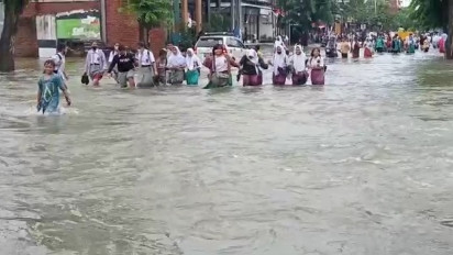 Diguyur Hujan Sepanjang Malam, Sejumlah Kawasan di Kota Medan Tergenang Banjir