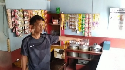 Ngeri! Mahasiswa UI Dibacok Saat Makan Mi di Warkop Depok