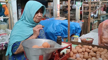 Harga Telur Ayam di Pasar Sayur Magetan Meroket, Tembus 30 Ribu Rupiah Per Kilogram