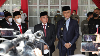 Tampil Mesra, Gubsu-Wagubsu Tangkis Isu Soal Ketidakharmonisan