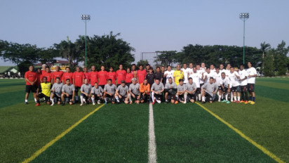 Semarakkan HUT RI, Para Legenda Sepakbola Nasional Ramaikan Puma Cup 2022 U-50