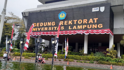 Gedung Rektorat Universitas Lampung Tampak Sepi, Pasca KPK OTT Rektor Unila